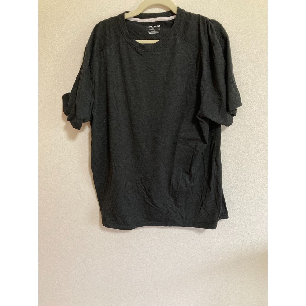 Kenneth Cole New York Dark Gray Shirt Size‎ 1X Short Sleeve Men